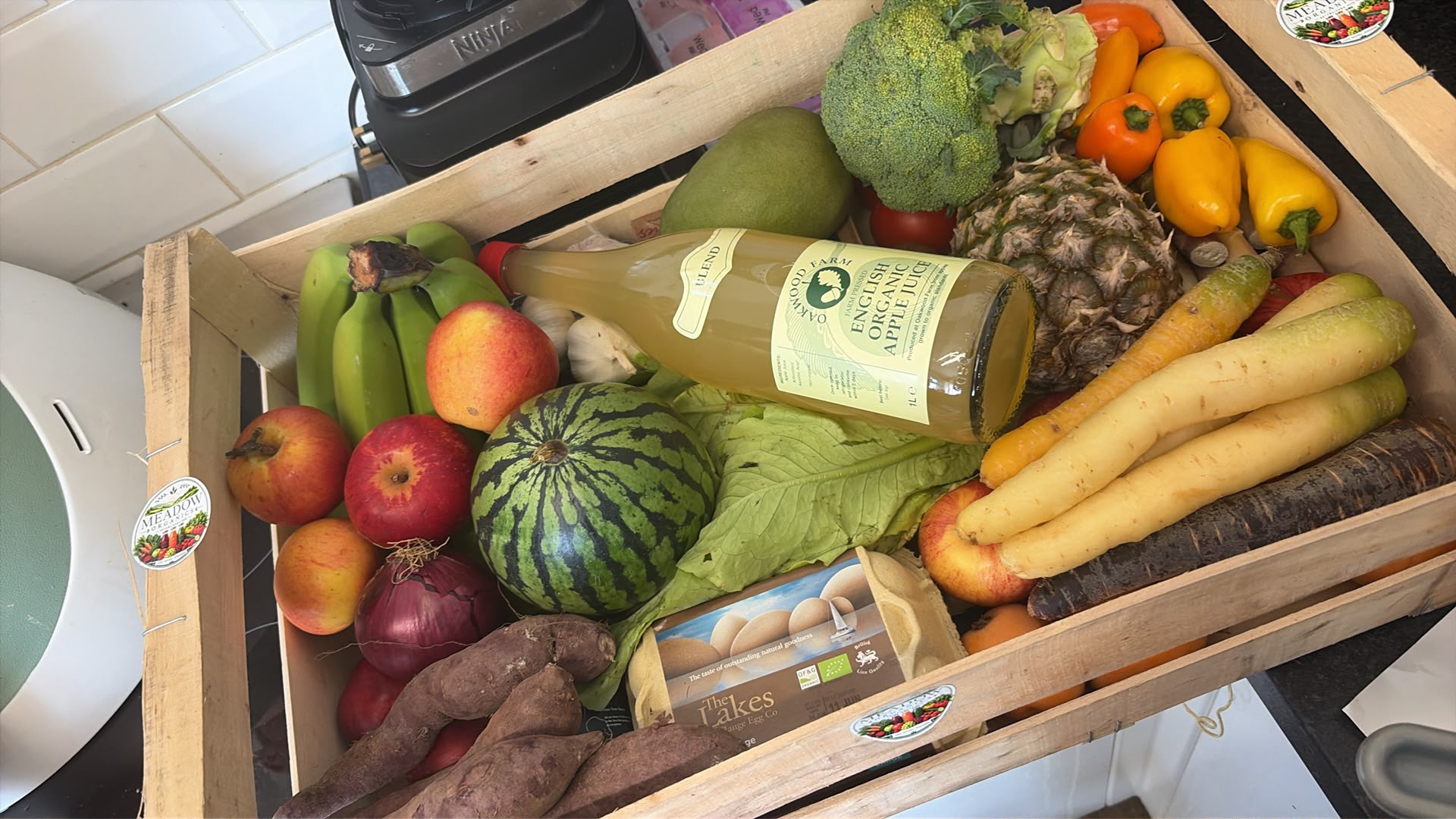 Meadow Organics main promotional smoothie feature